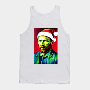 Santa Van Gogh (Celebrity Christmas) Tank Top